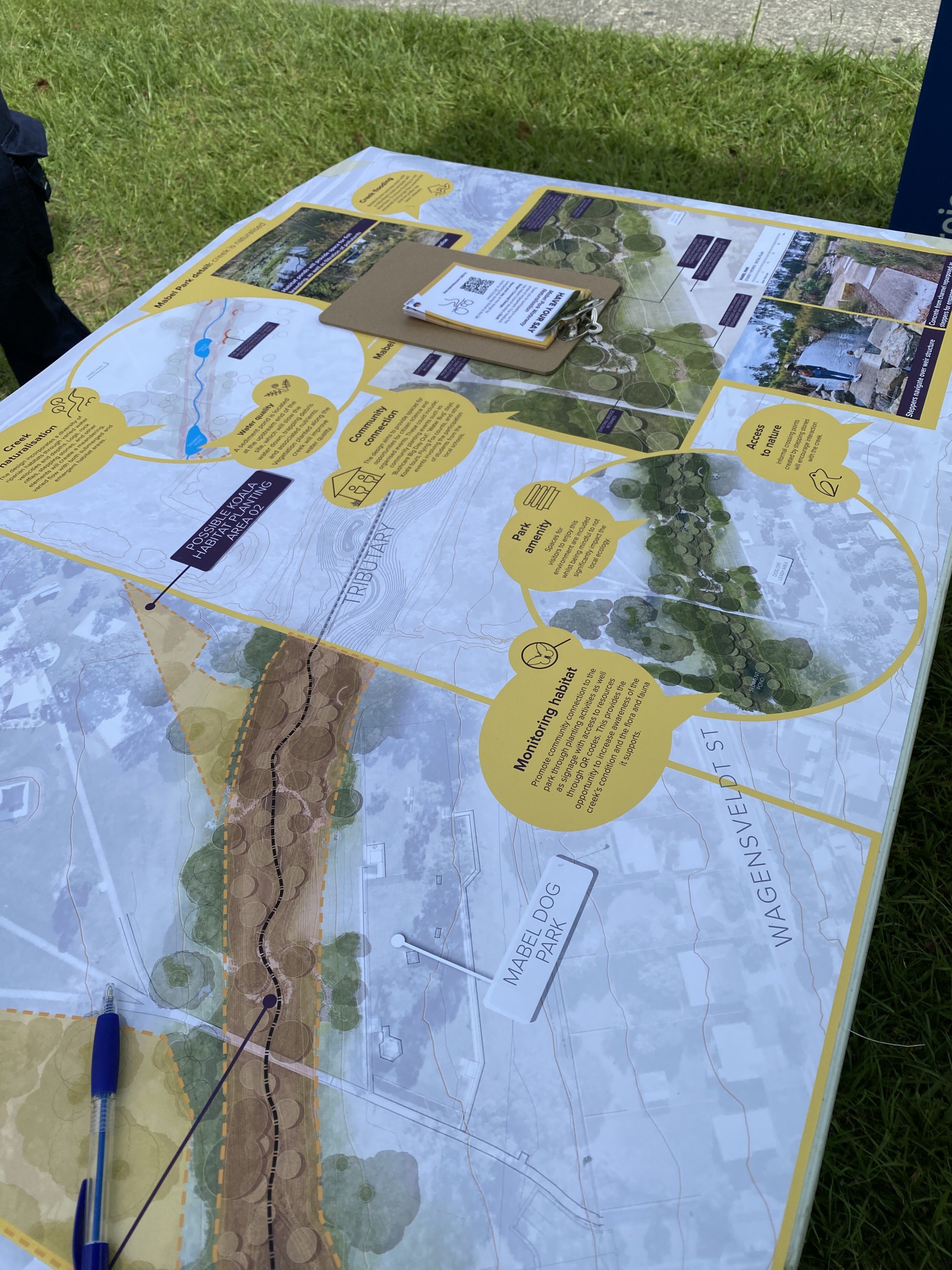 Close up of consultation map